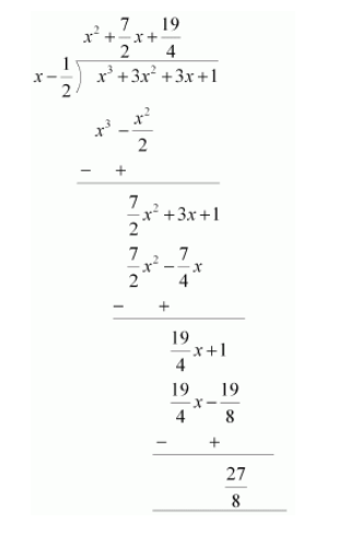 Find the remainder when $x^{3}+3 x^{2}+3 x+1$ is divided by 